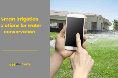 Smart irrigation solutions for water conservation