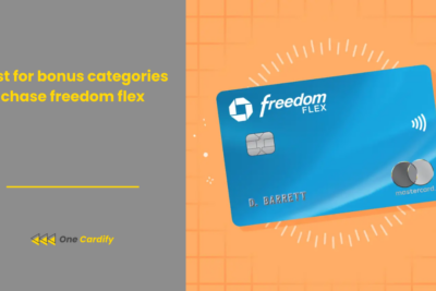 Best for bonus categories chase freedom flex