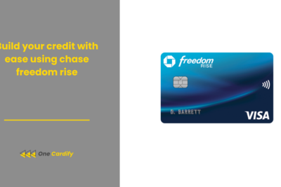 Build your credit with ease using chase freedom rise