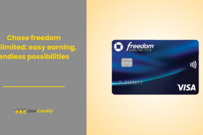 Chase freedom unlimited easy earning, endless possibilities