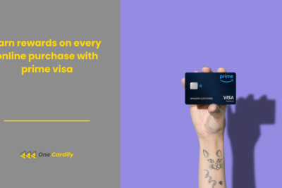 Earn rewards on every online purchase with prime visa