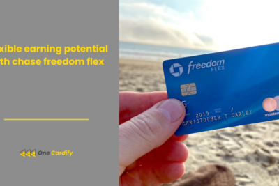 Flexible earning potential with chase freedom flex