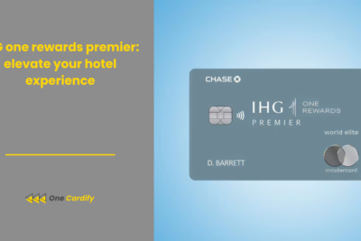 IHG one rewards premier elevate your hotel experience