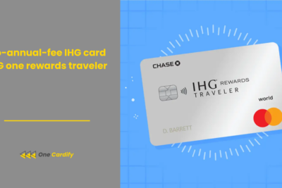 No-annual-fee IHG card IHG one rewards traveler