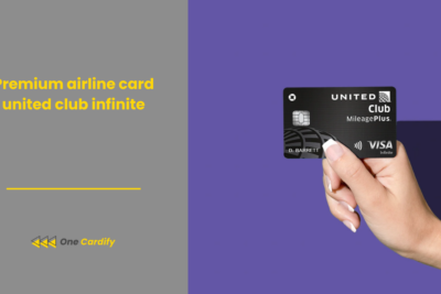 Premium airline card united club infinite