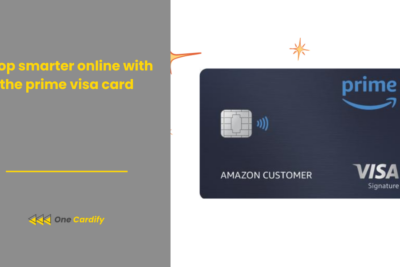 Shop smarter online with the prime visa card