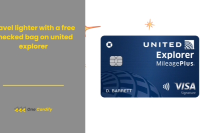 Travel lighter with a free checked bag on united explorer