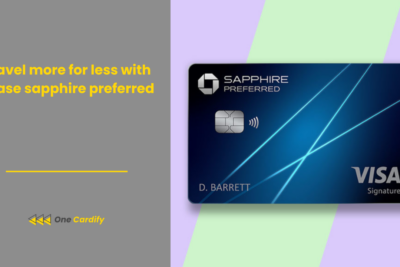 Travel more for less with chase sapphire preferred