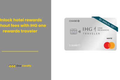 Unlock hotel rewards without fees with IHG one rewards traveler